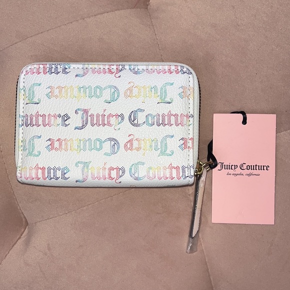NWT Juicy Couture Wallet - White & Rainbow - Picture 2 of 10